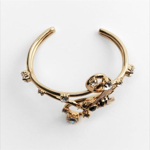 New In Box Zara x Elie Top Bee Special Limited Edition Bracelet/Cuff - Picture 2 of 5